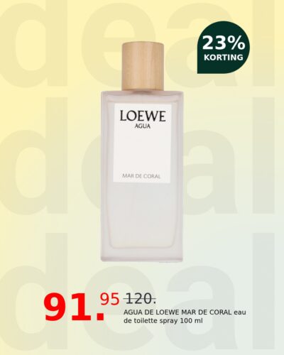 AGUA DE LOEWE MAR DE CORAL eau de toilette spray 100 ml
