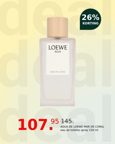 AGUA DE LOEWE MAR DE CORAL eau de toilette spray 150 ml
