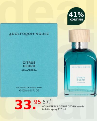 AGUA FRESCA CITRUS CEDRO eau de toilette spray 120 ml