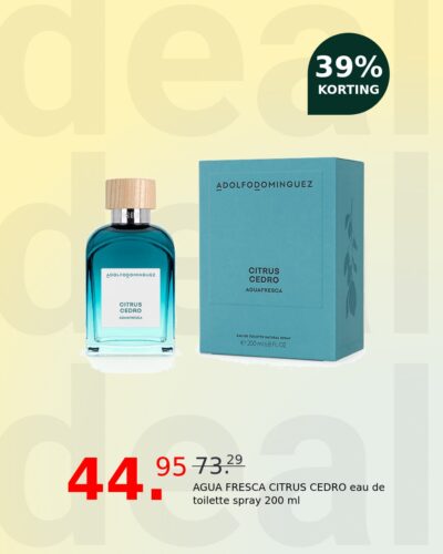 AGUA FRESCA CITRUS CEDRO eau de toilette spray 200 ml