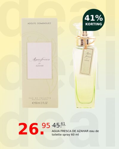 AGUA FRESCA DE AZAHAR eau de toilette spray 60 ml