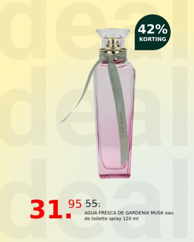 AGUA FRESCA DE GARDENIA MUSK eau de toilette spray 120 ml