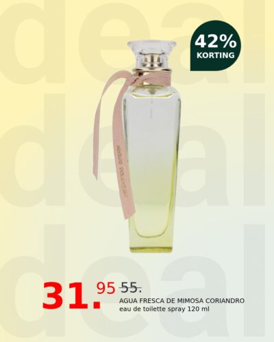 AGUA FRESCA DE MIMOSA CORIANDRO eau de toilette spray 120 ml