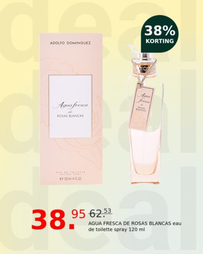 AGUA FRESCA DE ROSAS BLANCAS eau de toilette spray 120 ml