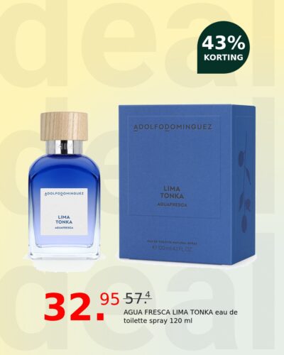 AGUA FRESCA LIMA TONKA eau de toilette spray 120 ml