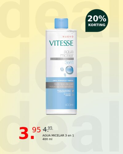 AGUA MICELAR 3 en 1 400 ml