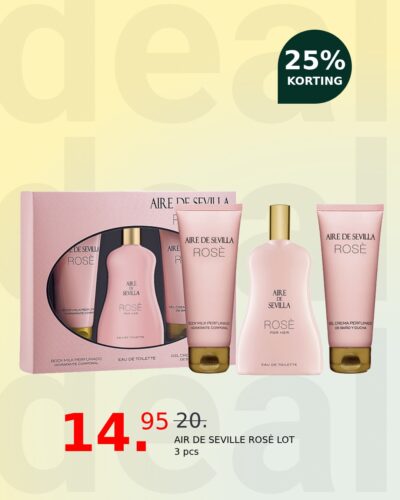 AIR DE SEVILLE ROSÈ LOT 3 pcs