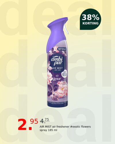 AIR MIST air freshener #exotic flowers spray 185 ml