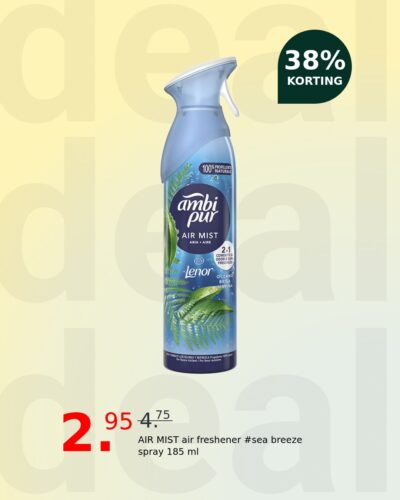 AIR MIST air freshener #sea breeze spray 185 ml