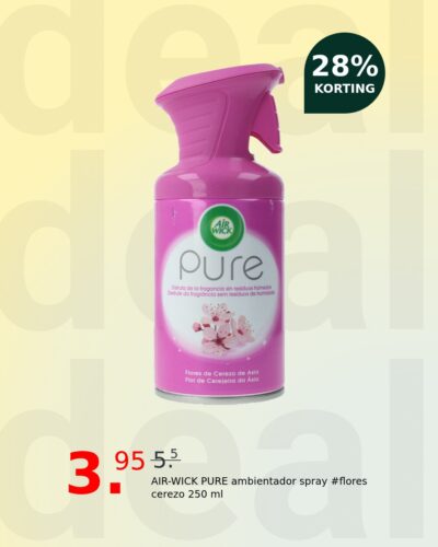 AIR-WICK PURE ambientador spray #flores cerezo 250 ml