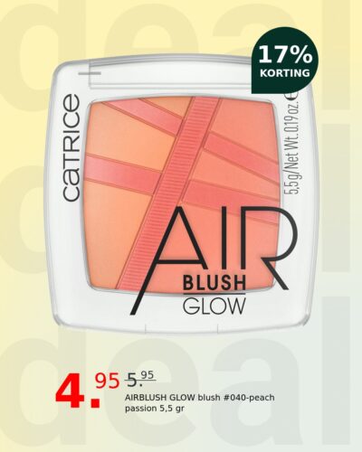 AIRBLUSH GLOW blush #040-peach passion 5,5 gr