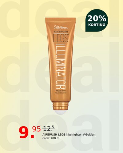 AIRBRUSH LEGS highlighter #Golden Glow 100 ml