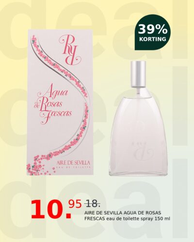 AIRE DE SEVILLA AGUA DE ROSAS FRESCAS eau de toilette spray 150 ml