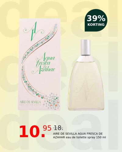 AIRE DE SEVILLA AGUA FRESCA DE AZAHAR eau de toilette spray 150 ml