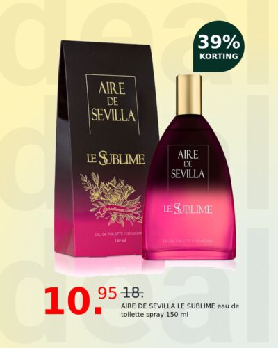 AIRE DE SEVILLA LE SUBLIME eau de toilette spray 150 ml