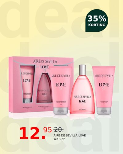 AIRE DE SEVILLA LOVE set 3 pz