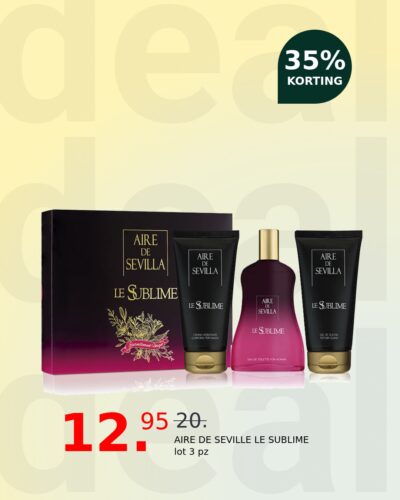 AIRE DE SEVILLE LE SUBLIME lot 3 pz