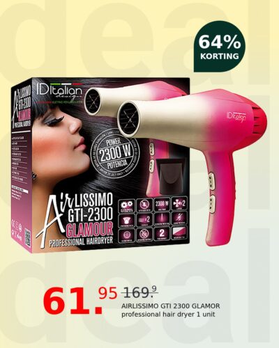 AIRLISSIMO GTI 2300 GLAMOR professional hair dryer 1 unit