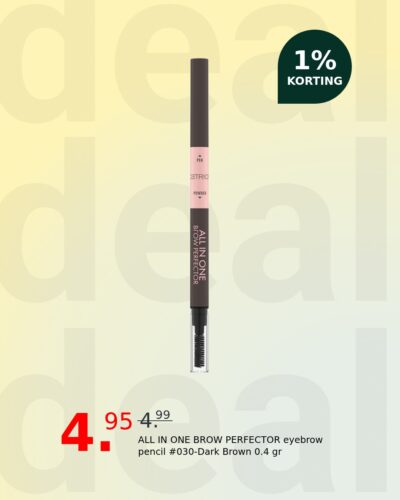 ALL IN ONE BROW PERFECTOR eyebrow pencil #030-Dark Brown 0.4 gr