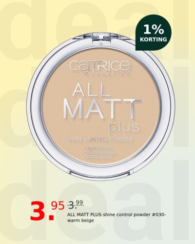 ALL MATT PLUS shine control powder #030-warm beige
