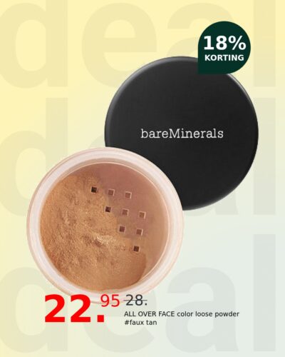 ALL OVER FACE color loose powder #faux tan