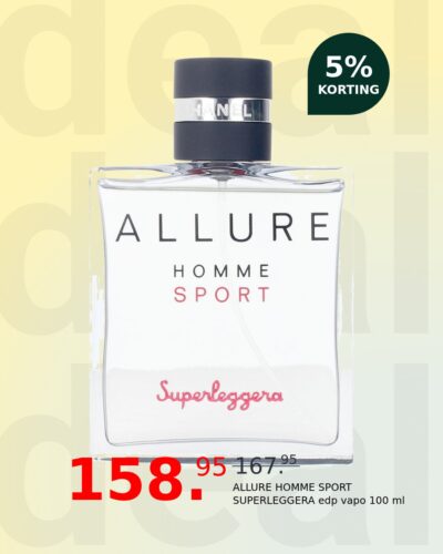 ALLURE HOMME SPORT SUPERLEGGERA edp vapo 100 ml