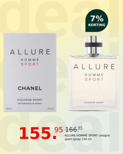 ALLURE HOMME SPORT cologne sport spray 150 ml