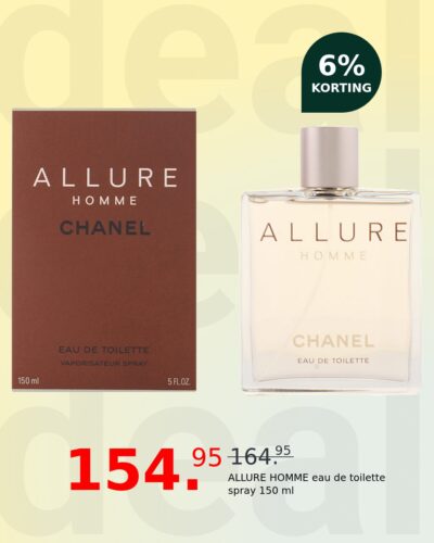ALLURE HOMME eau de toilette spray 150 ml