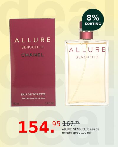 ALLURE SENSUELLE eau de toilette spray 100 ml