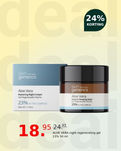 ALOE VERA night regenerating gel 23% 50 ml
