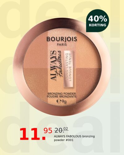 ALWAYS FABOLOUS bronzing powder #001