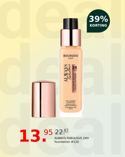 ALWAYS FABULOUS 24H foundation #120