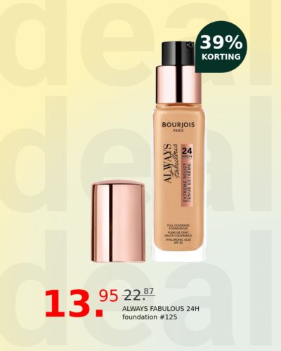 ALWAYS FABULOUS 24H foundation #125
