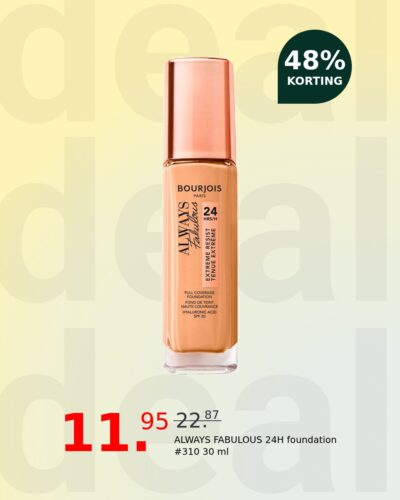 ALWAYS FABULOUS 24H foundation #310 30 ml