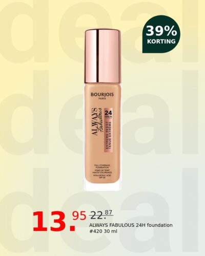 ALWAYS FABULOUS 24H foundation #420 30 ml