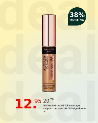 ALWAYS FABULOUS full coverage sculptor concealer #400-beige dore 6 ml
