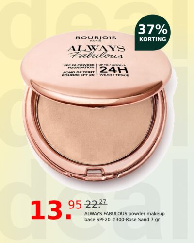ALWAYS FABULOUS powder makeup base SPF20 #300-Rose Sand 7 gr