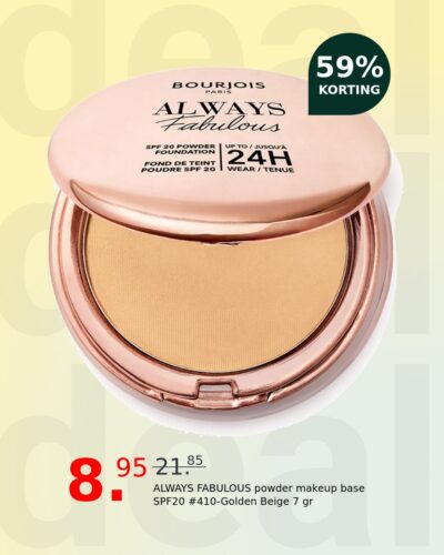 ALWAYS FABULOUS powder makeup base SPF20 #410-Golden Beige 7 gr
