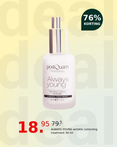 ALWAYS YOUNG wrinkle correcting treatment 30 ml
