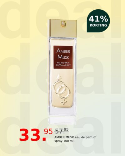 AMBER MUSK eau de parfum spray 100 ml