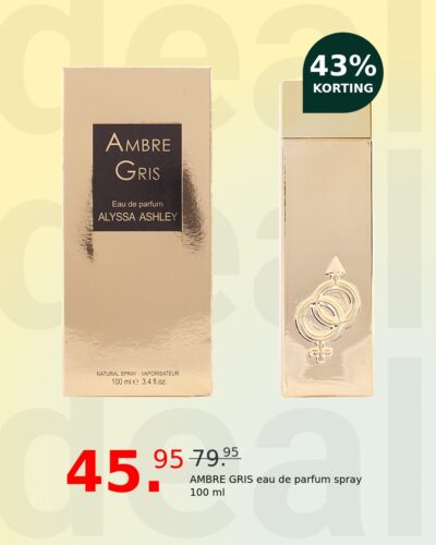 AMBRE GRIS eau de parfum spray 100 ml