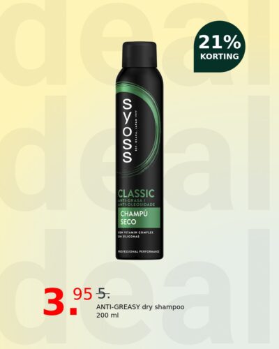ANTI-GREASY dry shampoo 200 ml