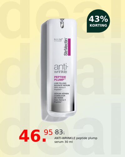 ANTI-WRINKLE peptide plump serum 30 ml