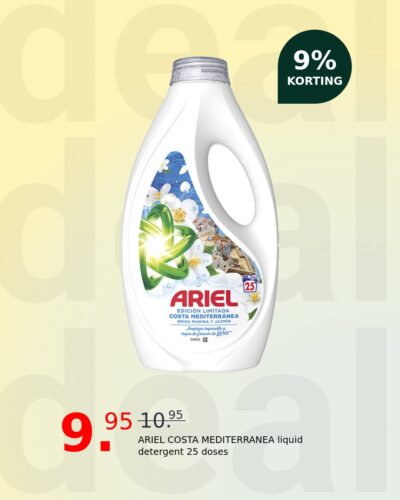 ARIEL COSTA MEDITERRANEA liquid detergent 25 doses
