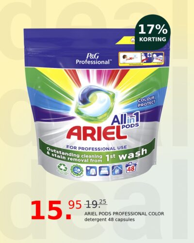ARIEL PODS PROFESSIONAL COLOR detergent 48 capsules