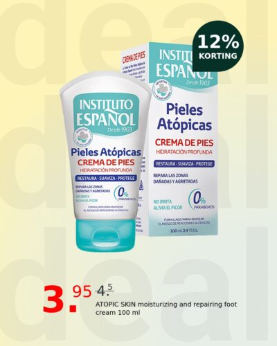 ATOPIC SKIN moisturizing and repairing foot cream 100 ml