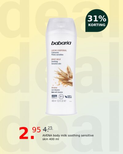 AVENA body milk soothing sensitive skin 400 ml