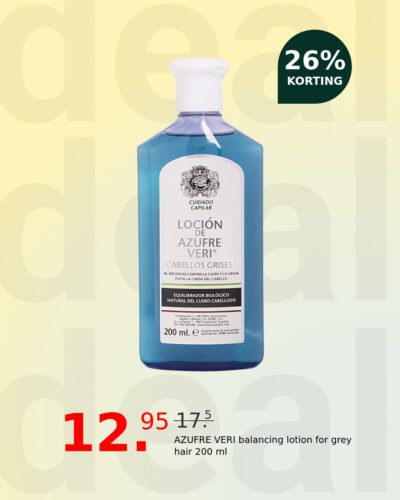 AZUFRE VERI balancing lotion for grey hair 200 ml