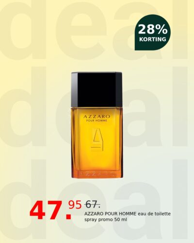 AZZARO POUR HOMME eau de toilette spray promo 50 ml