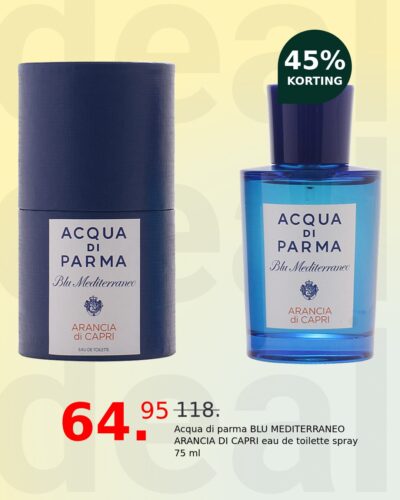 Acqua di parma BLU MEDITERRANEO ARANCIA DI CAPRI eau de toilette spray 75 ml